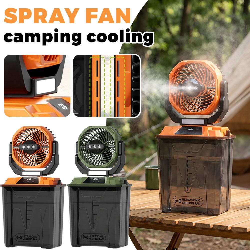 Outdoor Camping Misting Fan - New Outdoor Misting Fan Camping Cooling