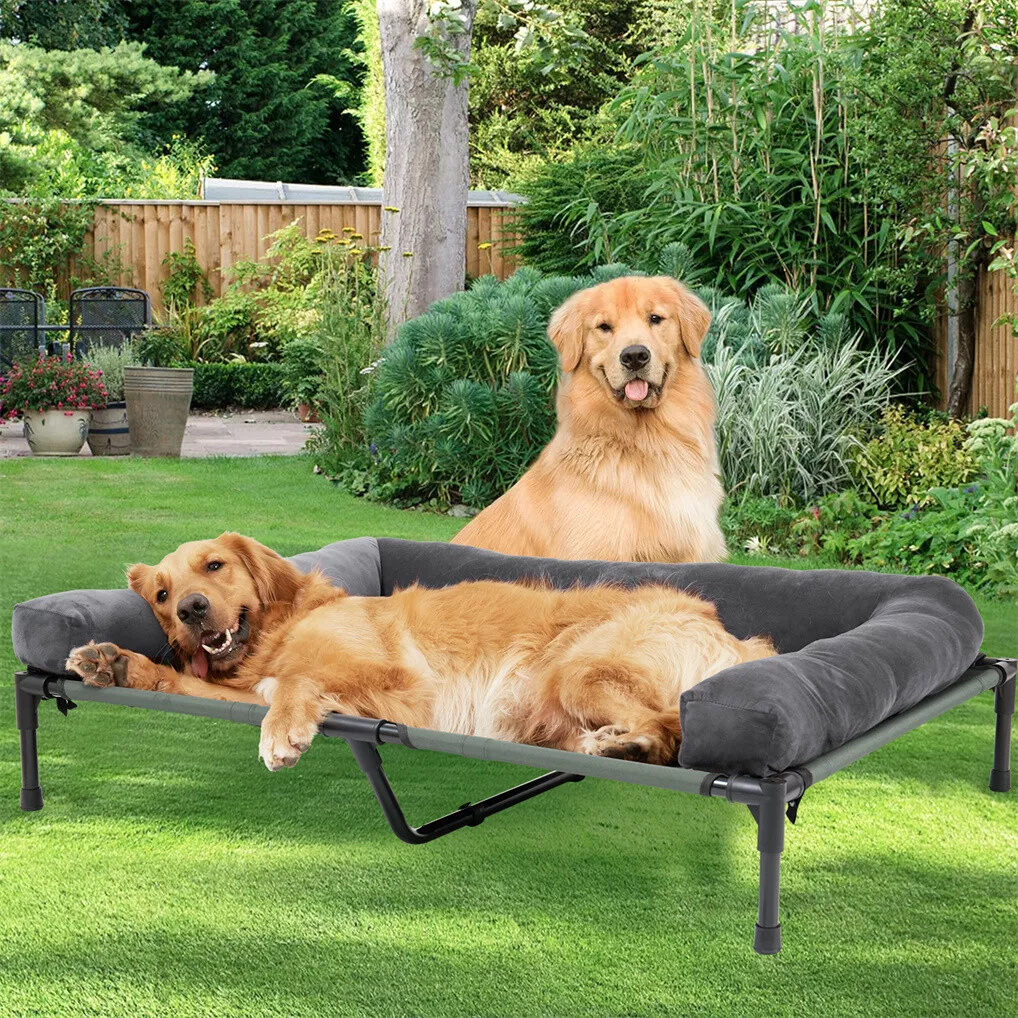 Outdoor Camping Dog Bed - BINGOPAW Outdoor Dog Bed Elevated Cooling