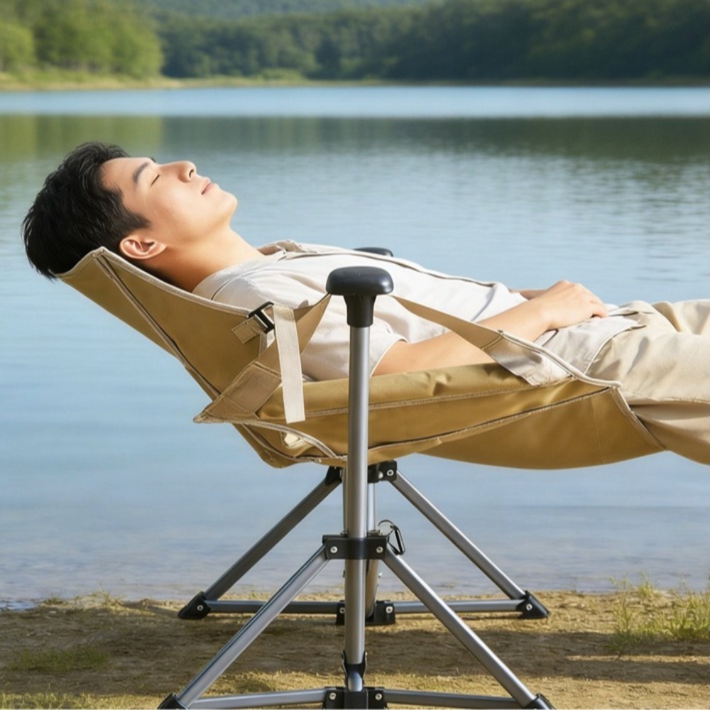 Portable Outdoor Leisure Chair - Outdoor Camping Rocking Chair ulasan dan harga