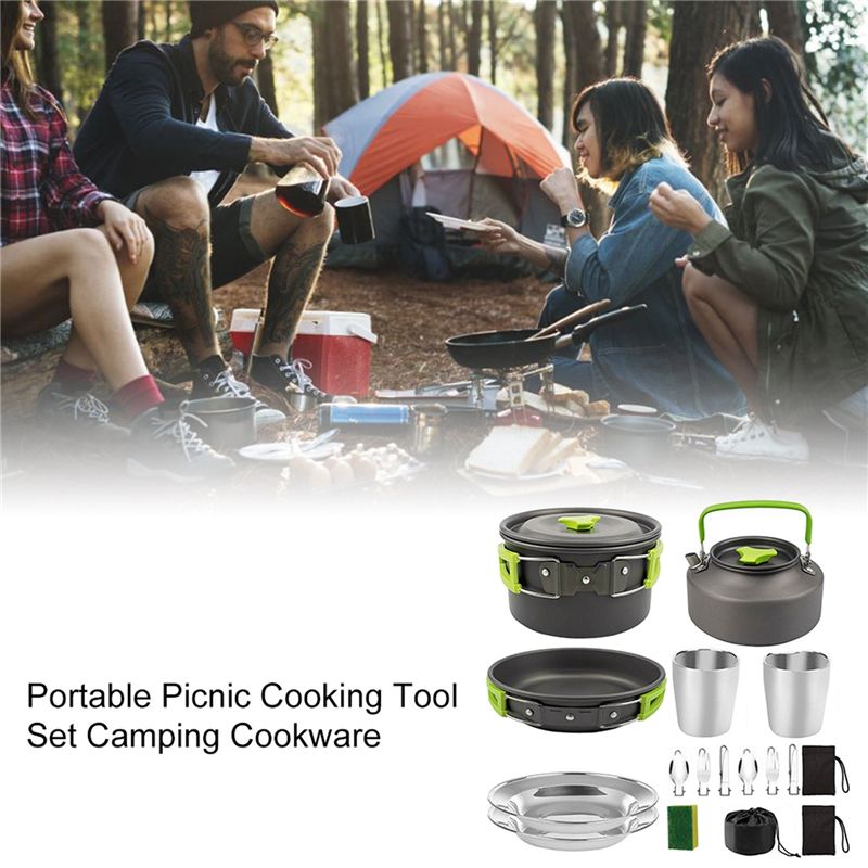 【BUYERS】Camping Cookware Porta - Camp Cooking Set ulasan dan harga