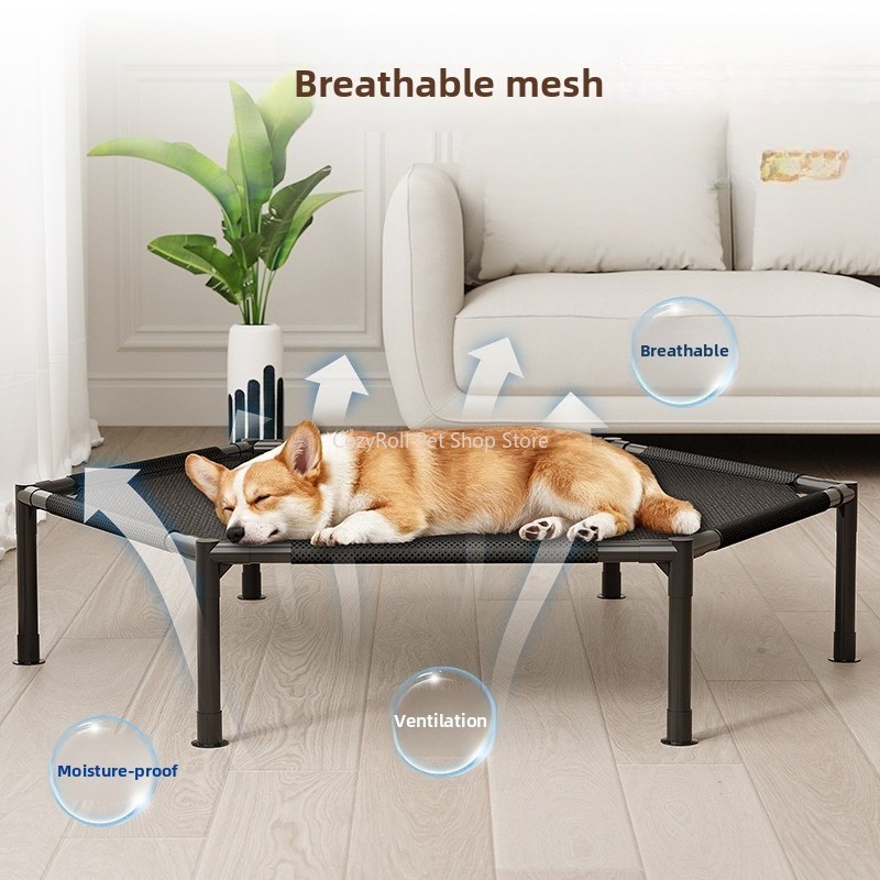 1-2 layer High Bed Dog Bed Bre - Outdoor Camping Dog Bed ulasan dan harga