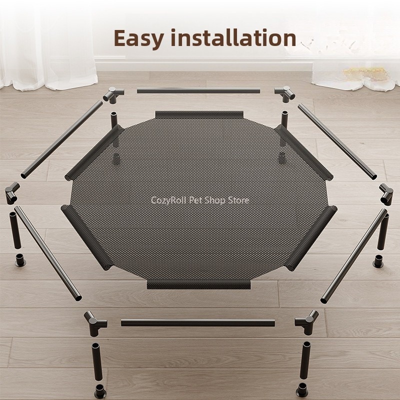 1-2 layer High Bed Dog Bed Bre - Outdoor Camping Dog Bed ulasan dan harga