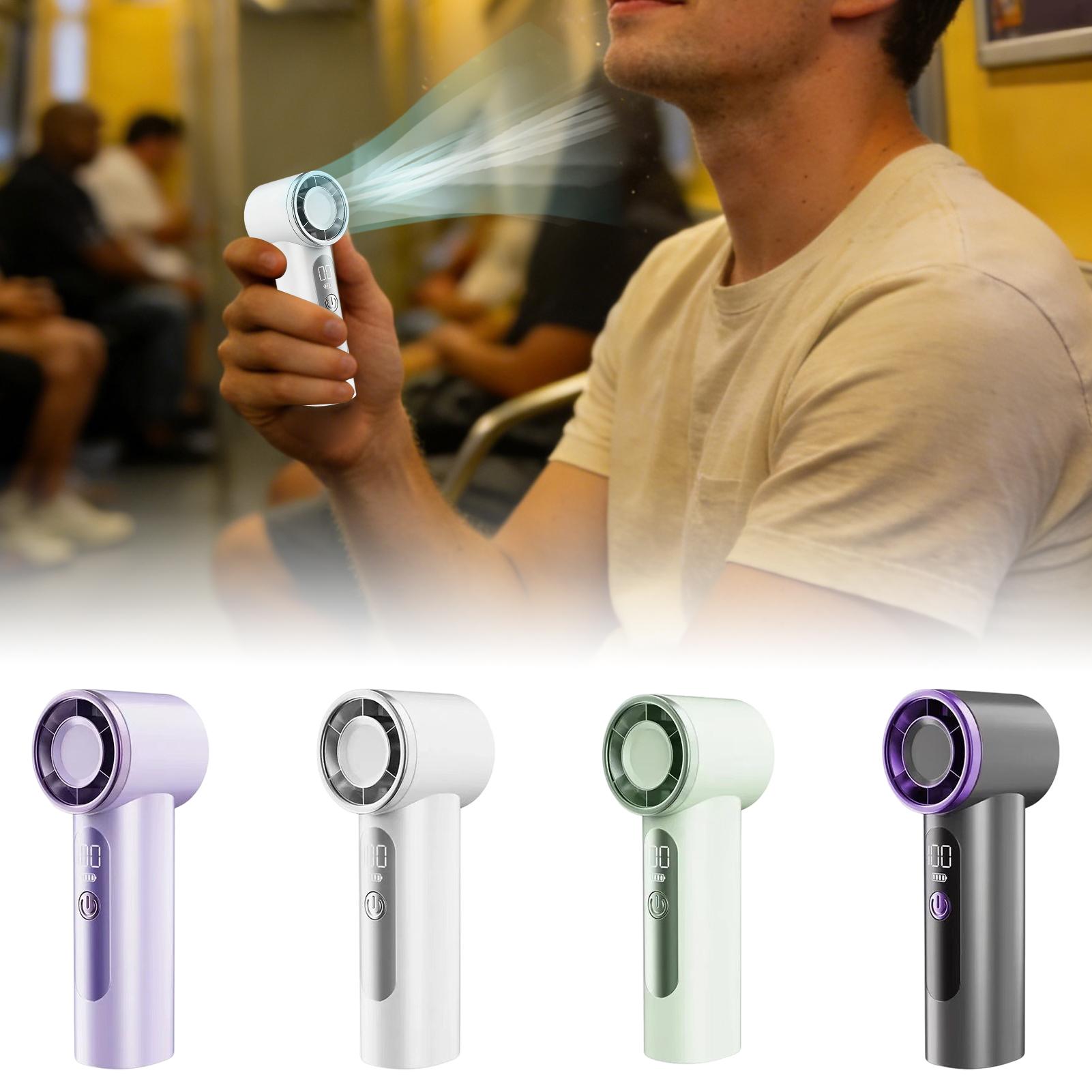 USB Rechargeable Mini Handheld - Outdoor Camping Misting Fan ulasan dan harga
