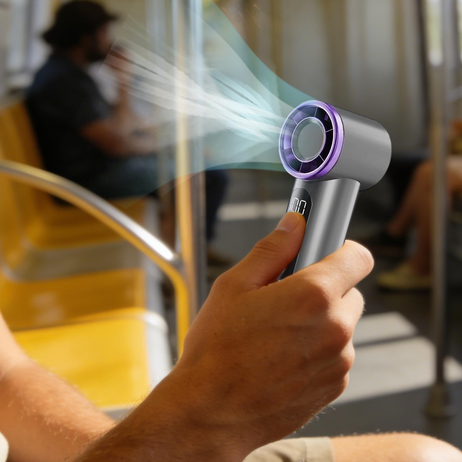 USB Rechargeable Mini Handheld - Outdoor Camping Misting Fan ulasan dan harga