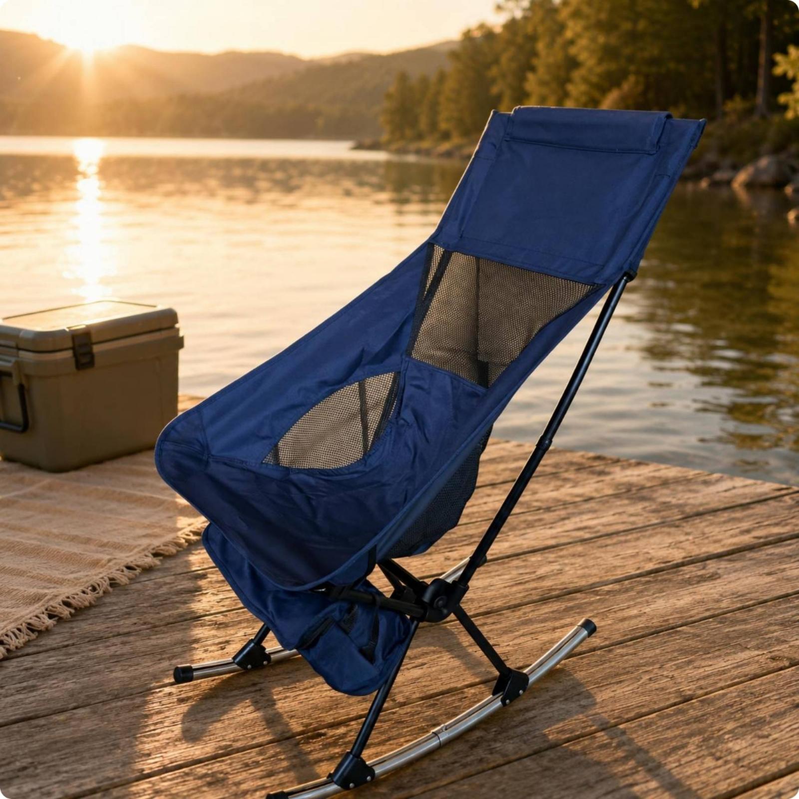 Foldable Outdoor Rocking Chair - Outdoor Camping Rocking Chair ulasan dan harga