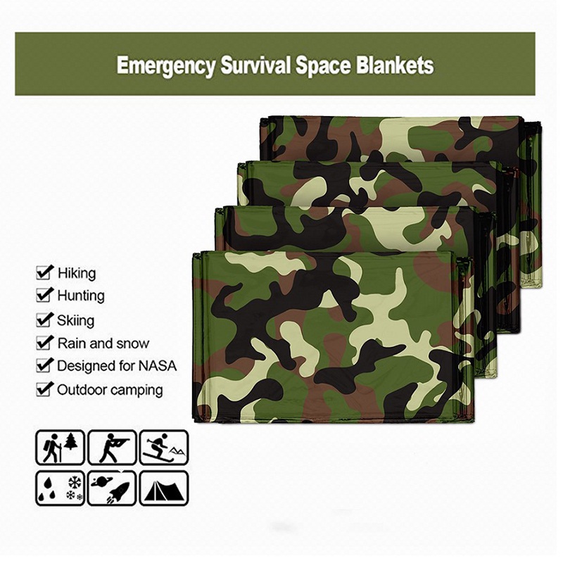 1pcs Emergency Thermal Blanket - Outdoor Camping Carpet ulasan dan harga