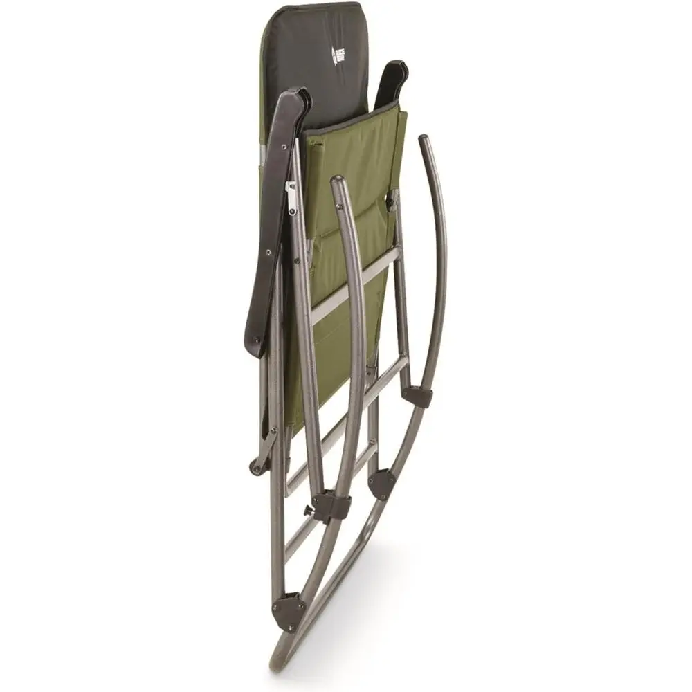 Oversized 600 lb Capacity Port - Outdoor Camping Rocking Chair ulasan dan harga