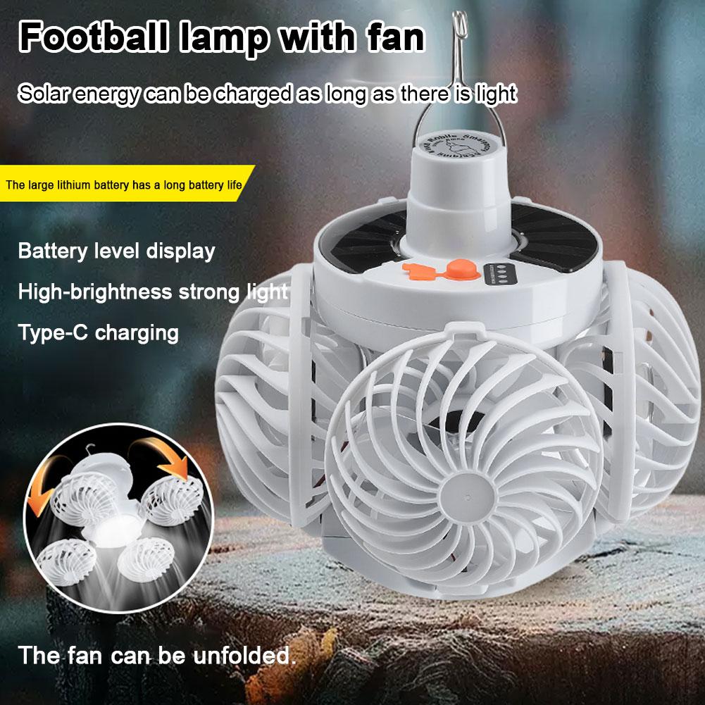 Solar 2-in-1 Powered Camping F - Outdoor Camping Ventilator ulasan dan harga