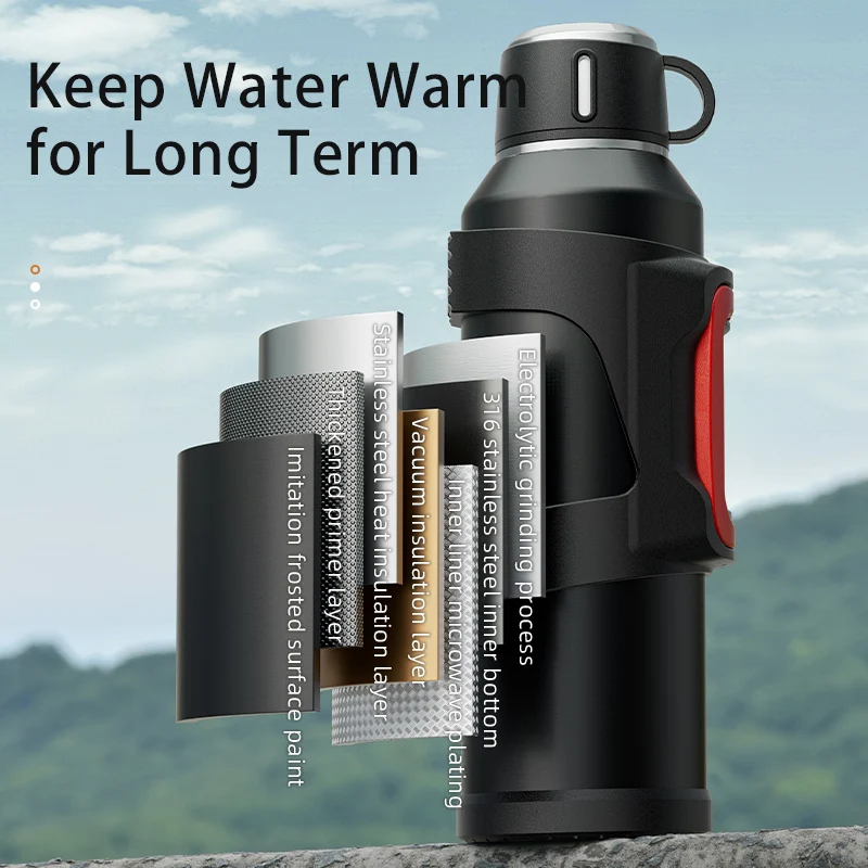 Stainless Steel Insulated Jug  - Outdoor Camping Water Filter ulasan dan harga