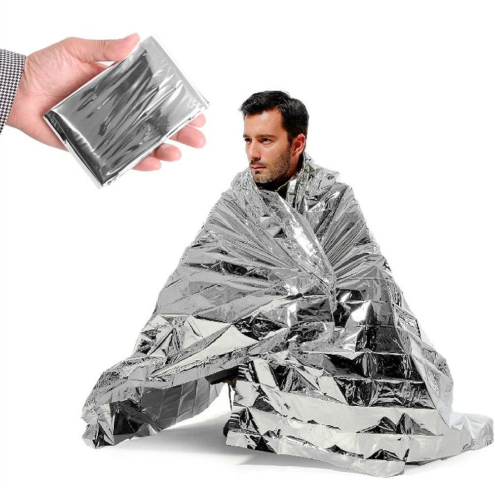 1-10PCS Emergency Thermal Blan - Outdoor Camping Rugs ulasan dan harga