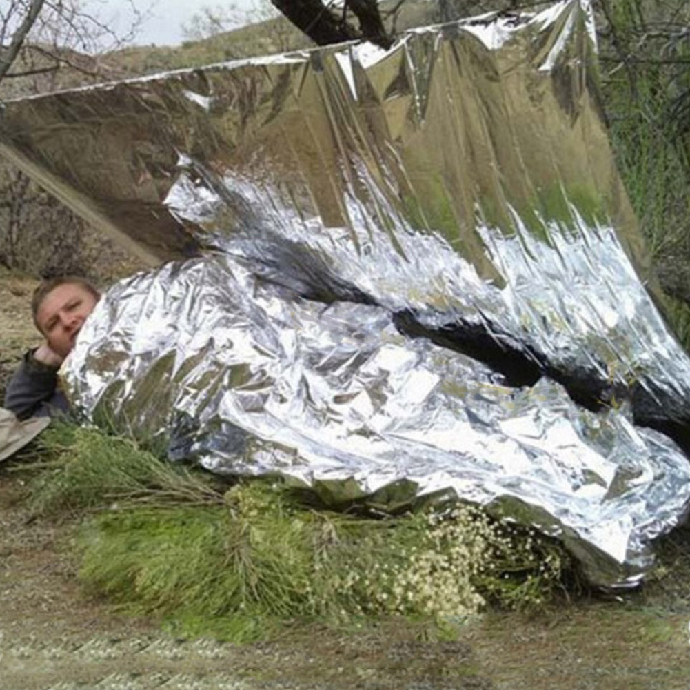 1-10PCS Emergency Thermal Blan - Outdoor Camping Rugs ulasan dan harga