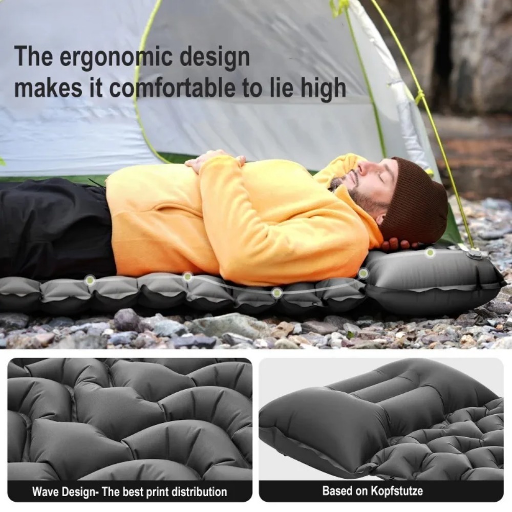 Camping Sleeping Mat Inflatabl - Outdoor Camping Rugs ulasan dan harga