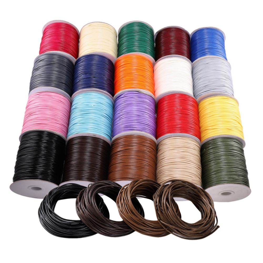 10M/Lot 0.5-2.5mm Leather Line - Paracord Bracelet ulasan dan harga