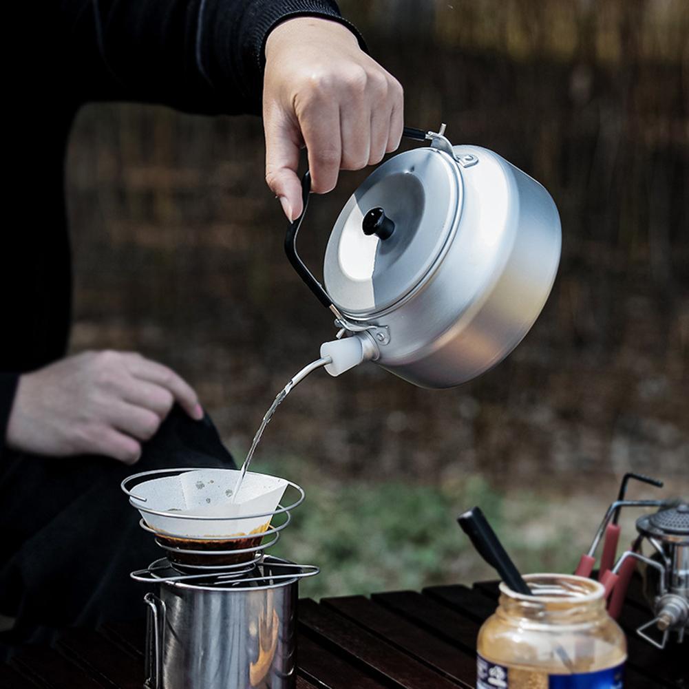800ml Outdoor Portable Teapot  - Outdoor Camping Youtube ulasan dan harga