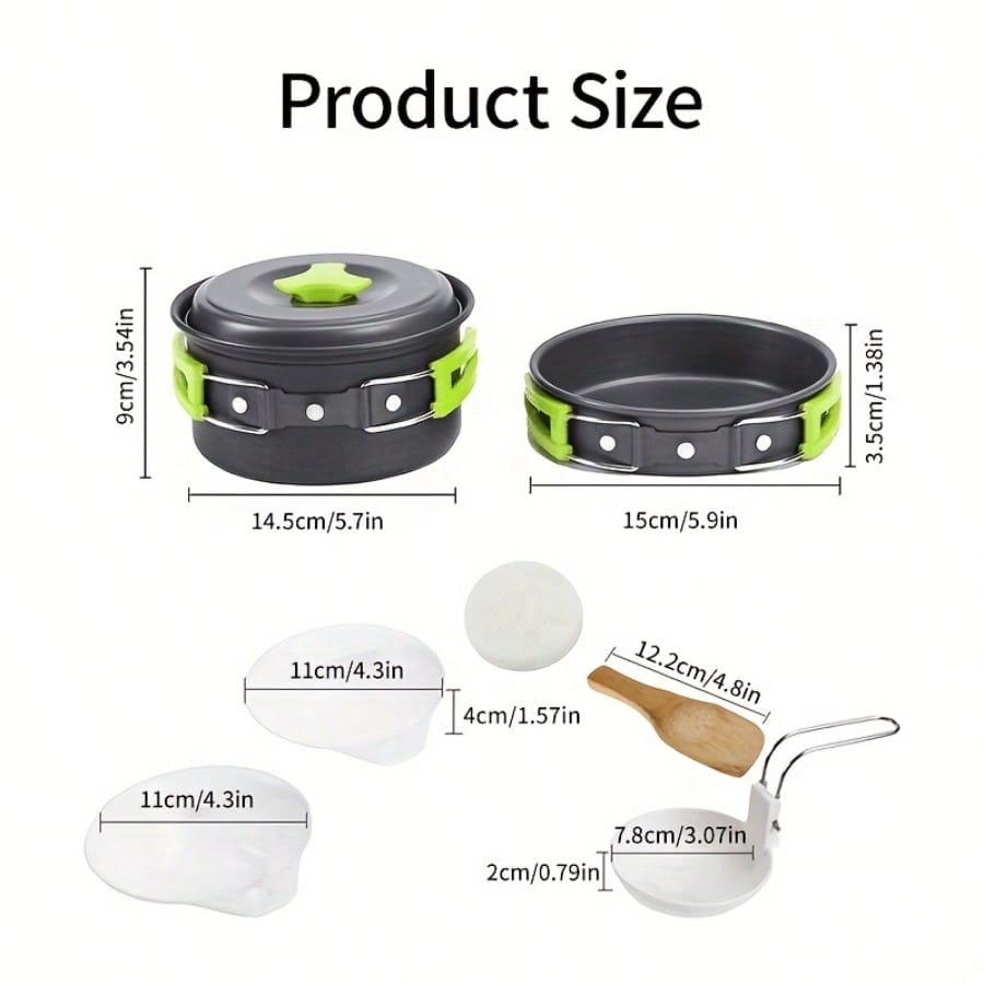 Camping Cooking Set: Portable  - Camp Cooking Set ulasan dan harga