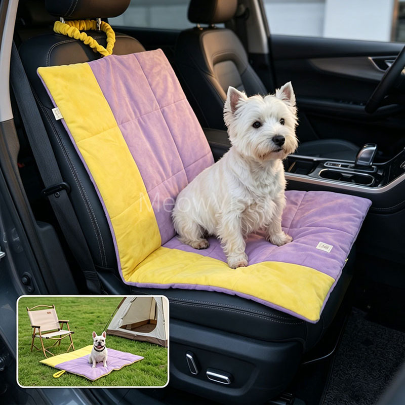 Portable Foldable Dog Car Seat - Outdoor Camping Dog Bed ulasan dan harga