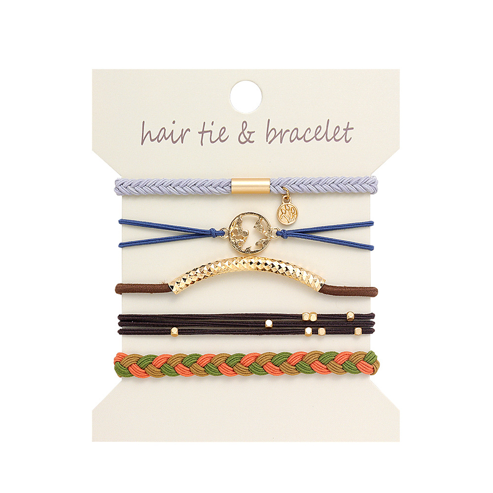 5pcsMetallic Bohemian style wo - Paracord Bracelet ulasan dan harga