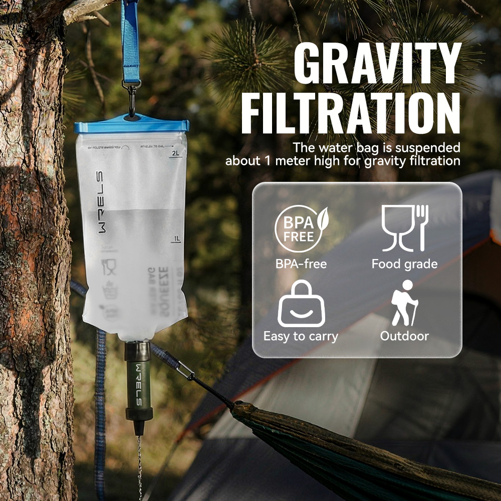 WERLS Hiking Personal Mini Wat - Outdoor Camping Water Filter ulasan dan harga