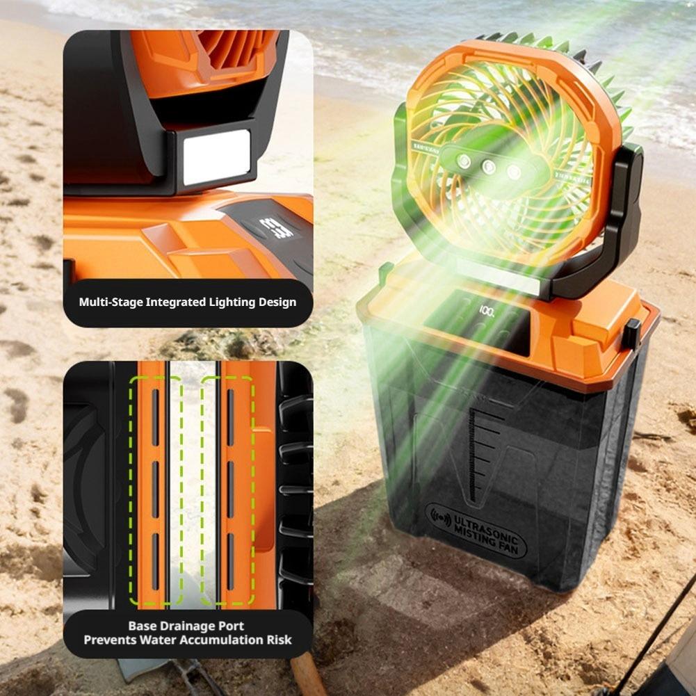 New Outdoor Misting Fan Campin - Outdoor Camping Misting Fan ulasan dan harga