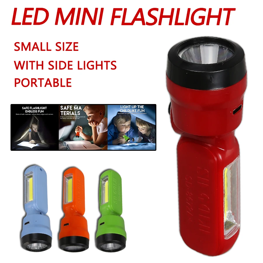 Mini COB+XPE Children Flashlig - Outdoor Camping For Kids ulasan dan harga