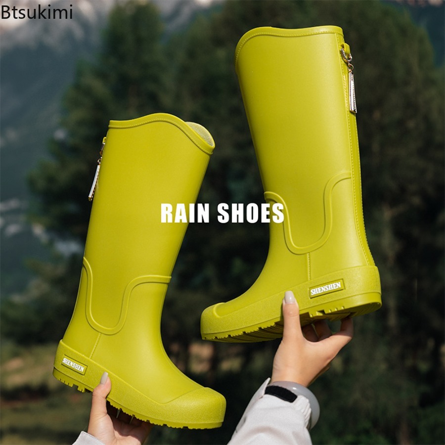 New Women's Rain Shoes Waterpr - Outdoor Camping Youtube ulasan dan harga