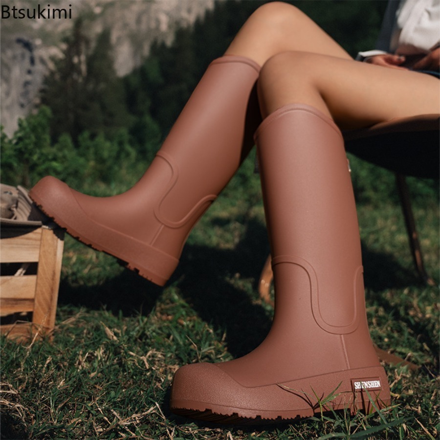 New Women's Rain Shoes Waterpr - Outdoor Camping Youtube ulasan dan harga