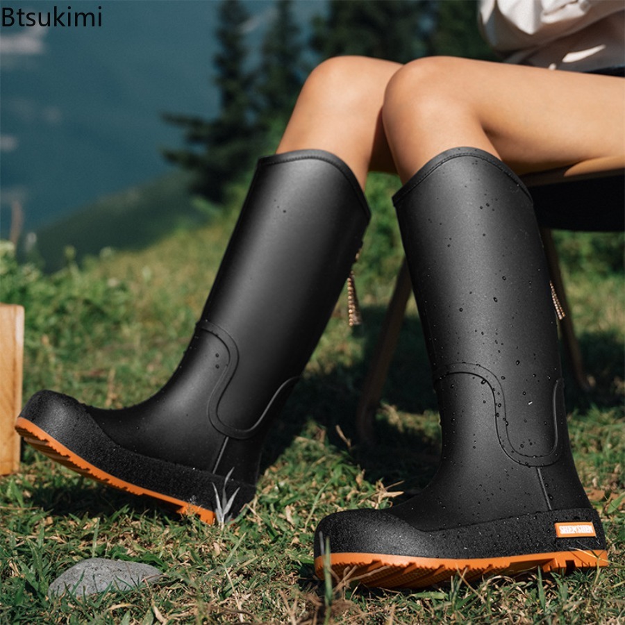 New Women's Rain Shoes Waterpr - Outdoor Camping Youtube ulasan dan harga