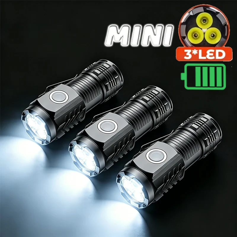 Portable Mini 3 LED Handheld F - Outdoor Camping Light Portable ulasan dan harga