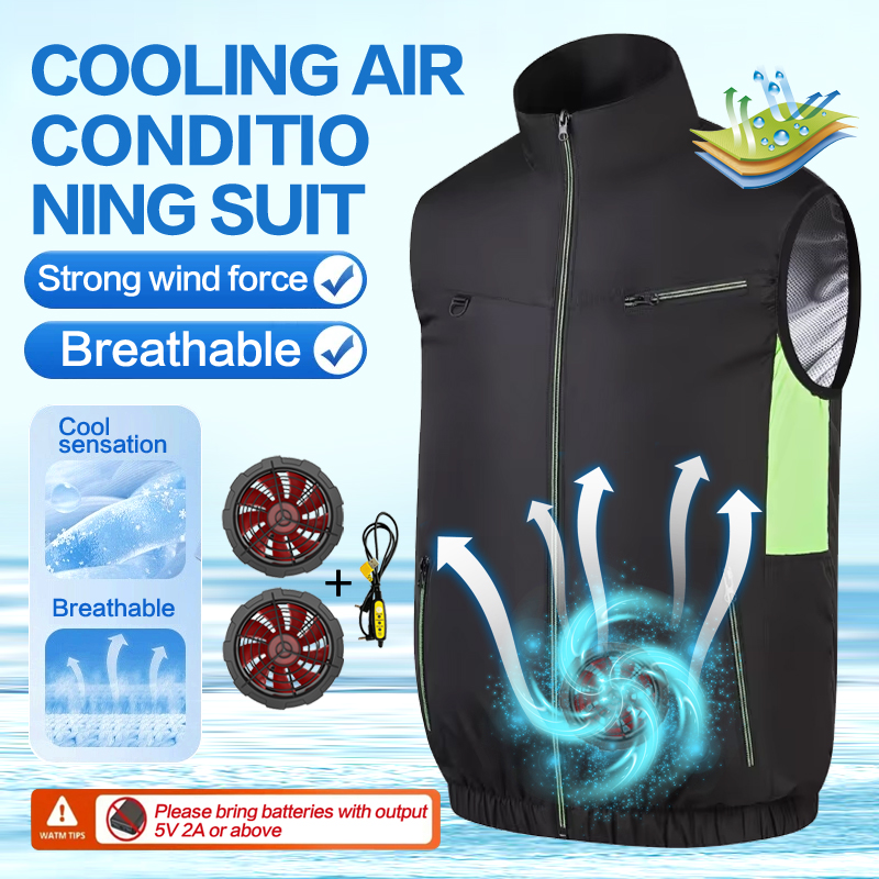 Summer Heat Protection Fan Ves - Outdoor Camping Ventilator ulasan dan harga