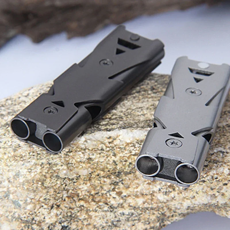 Portable Whistle 180 db Alumin - Outdoor Camping Youtube ulasan dan harga