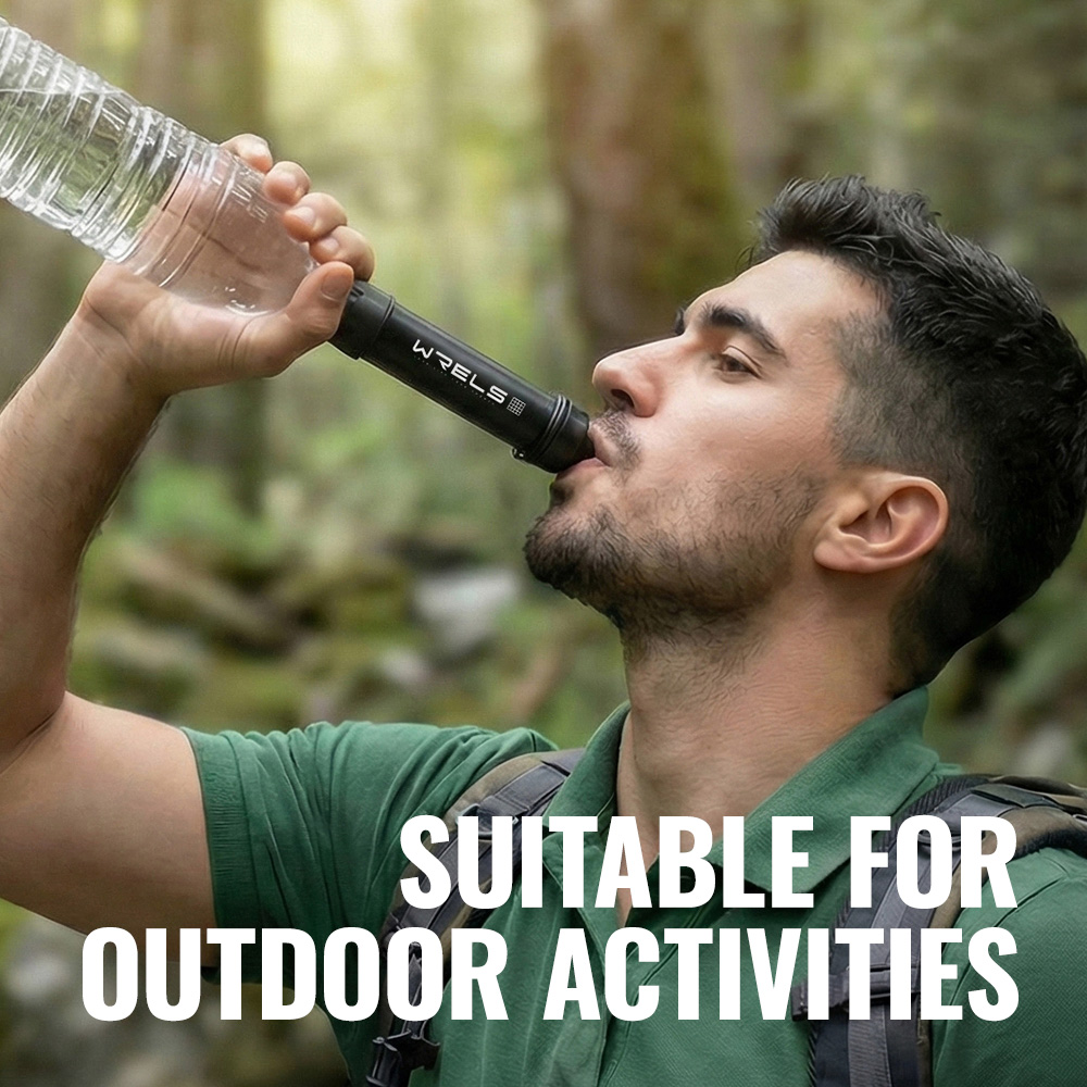 WRELS Outdoor Water Purifier P - Outdoor Camping Water Filter ulasan dan harga