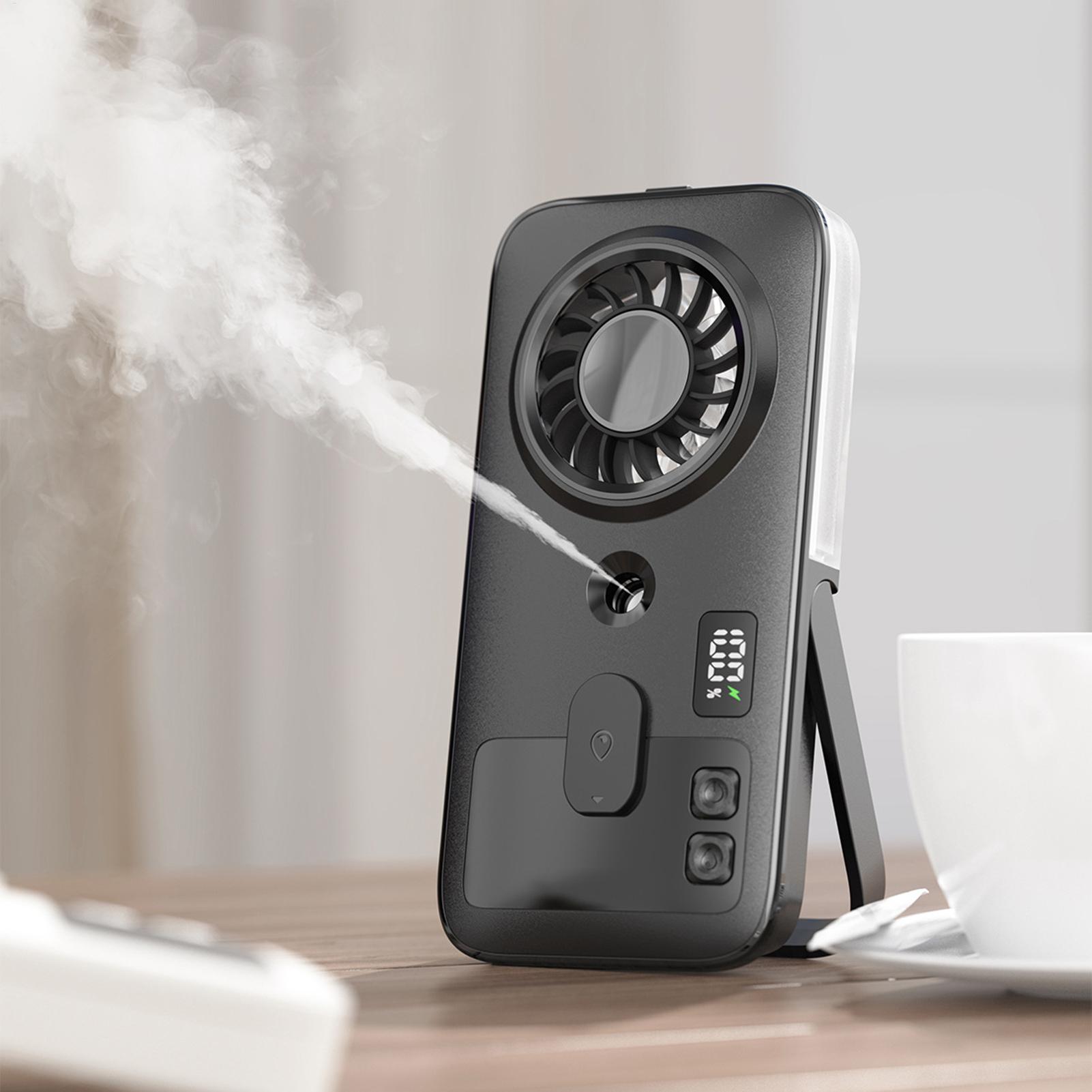 Fan with Mist Digital Display  - Outdoor Camping Misting Fan ulasan dan harga