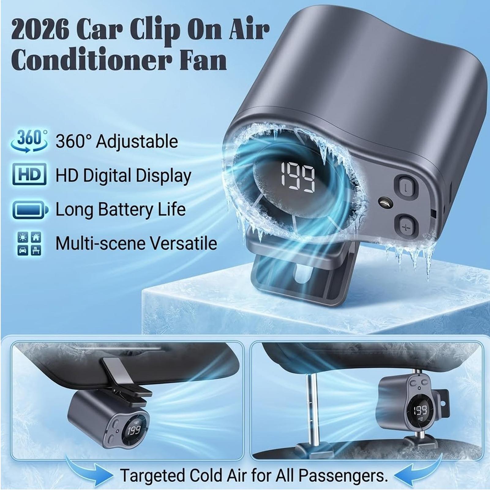 Semiconductor Cooling Car Fan  - Outdoor Camping Misting Fan ulasan dan harga