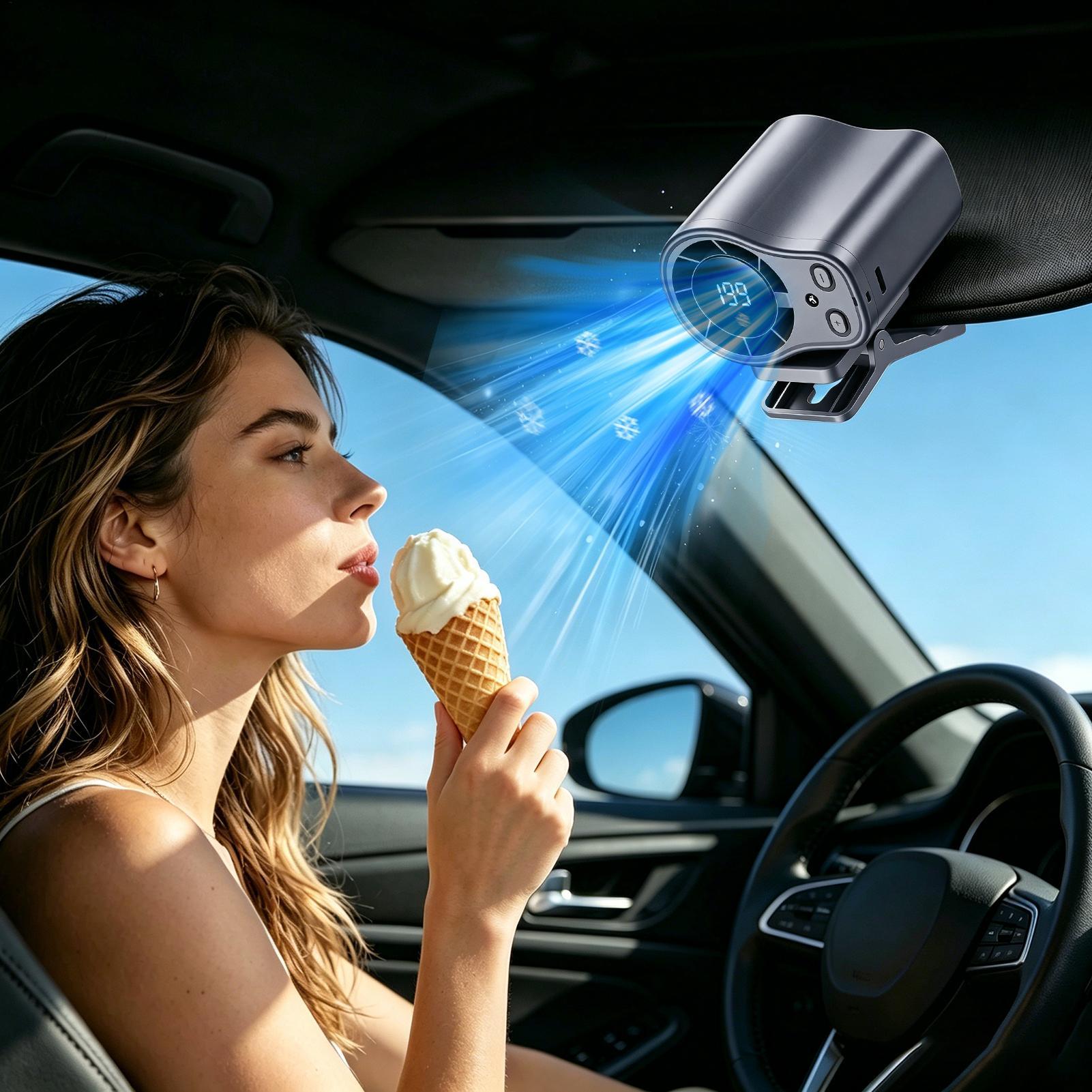 Semiconductor Cooling Car Fan  - Outdoor Camping Misting Fan ulasan dan harga