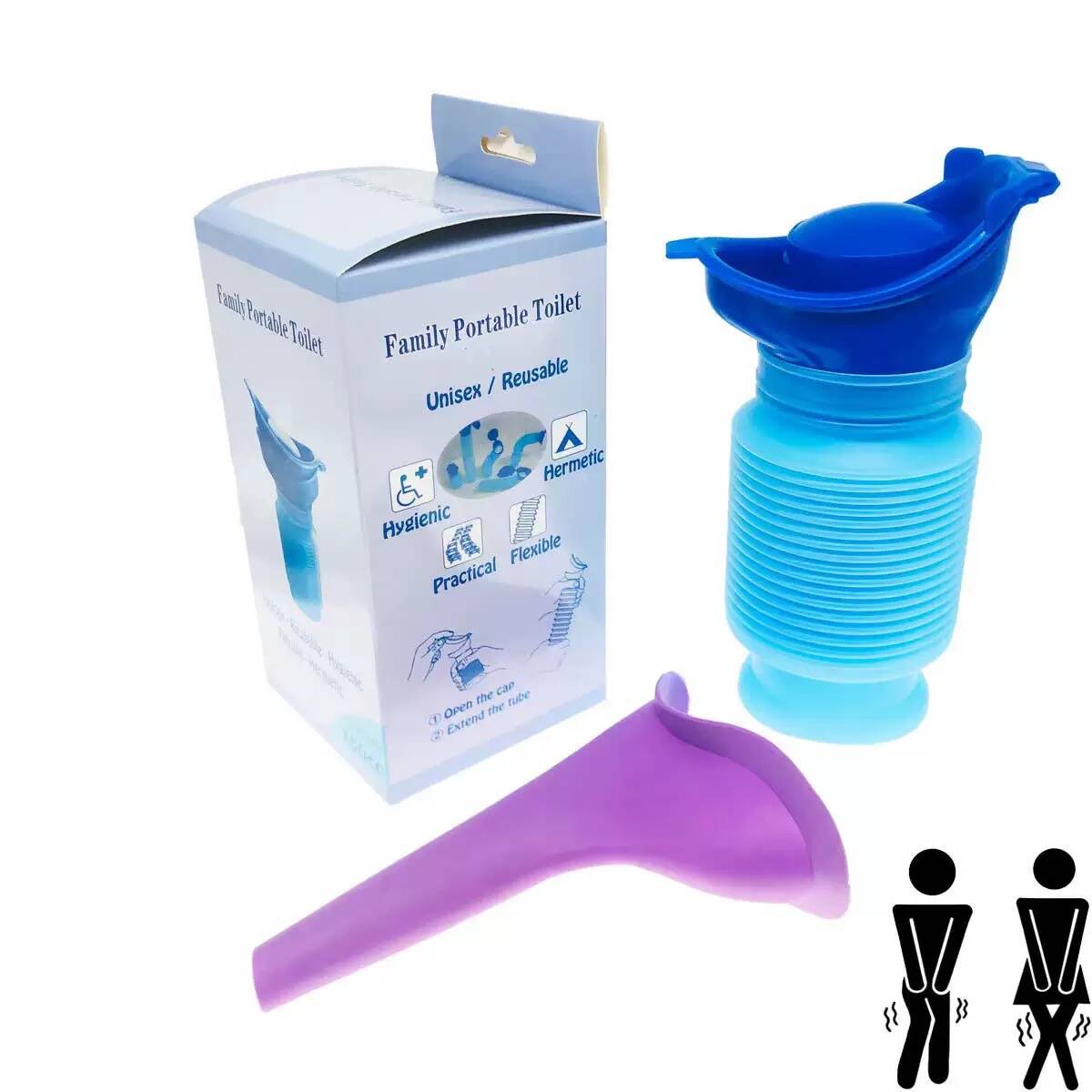 750ML Foldable Portable Urine  - Outdoor Camping For Kids ulasan dan harga