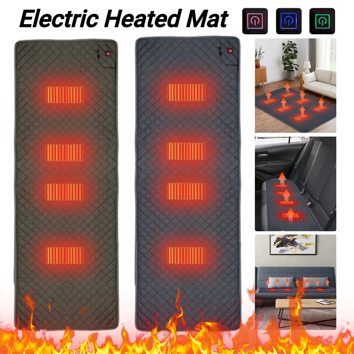 5V Heating Sleeping Mat Multi- - Outdoor Camping Carpet ulasan dan harga