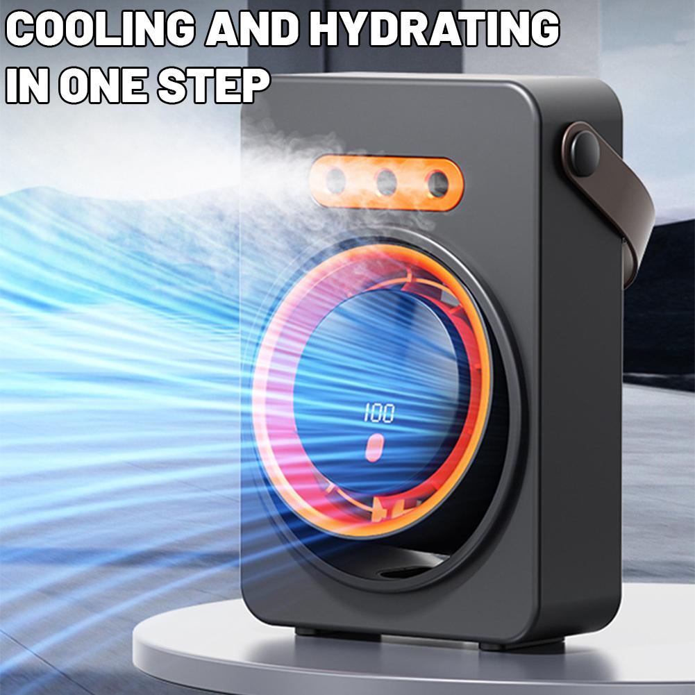 Table Fan 5 Adjustable Wind Sp - Outdoor Camping Misting Fan ulasan dan harga
