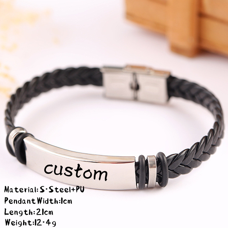 Custom Name Logo Any Text Engr - Paracord Bracelet ulasan dan harga