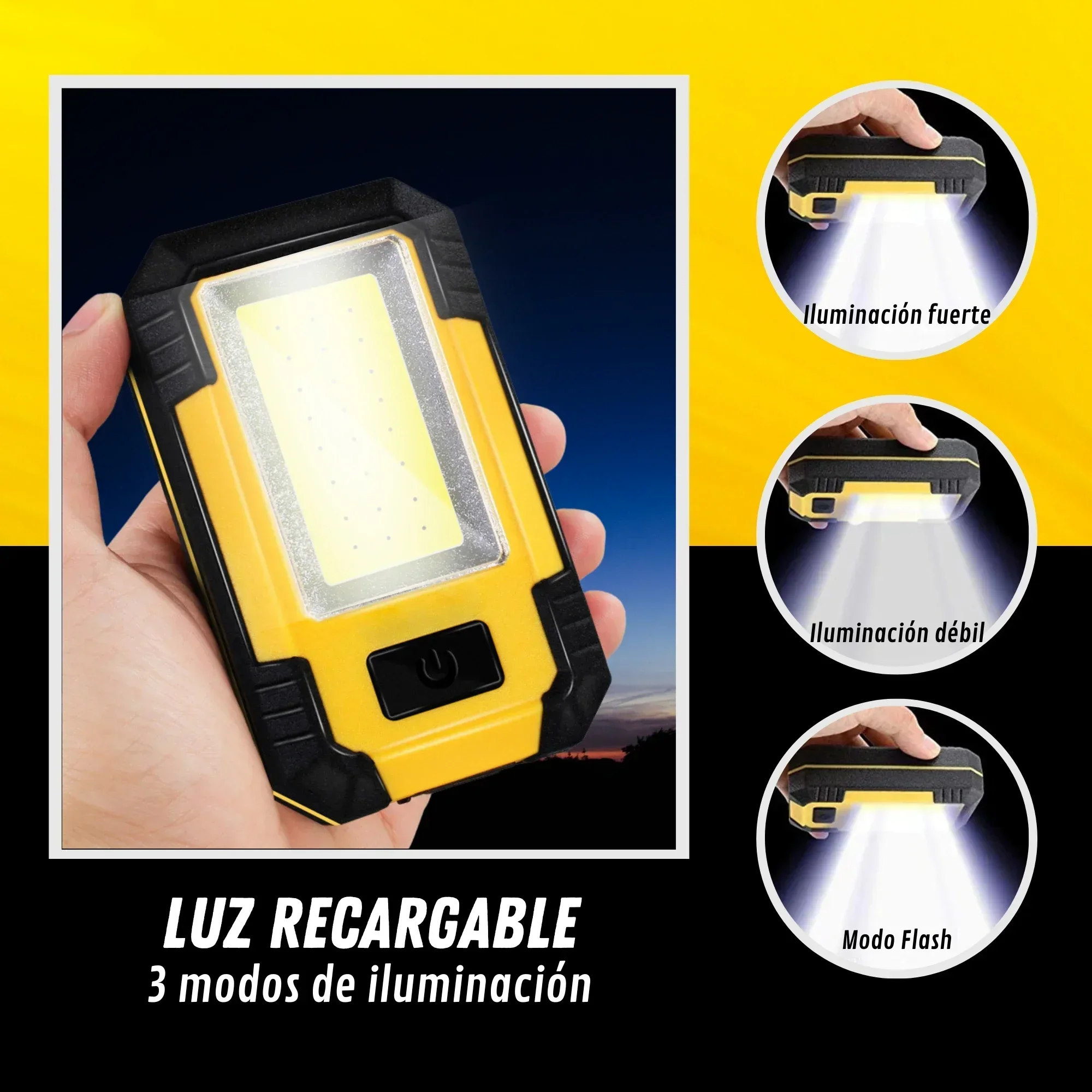 Portable 4000MaH Rechargeable  - Outdoor Camping Light Portable ulasan dan harga