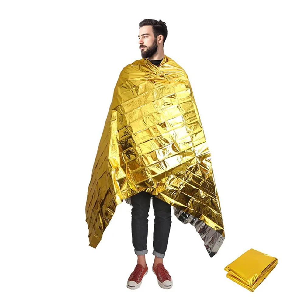 5Pcs Emergency Thermal Blanket - Outdoor Camping Rugs ulasan dan harga