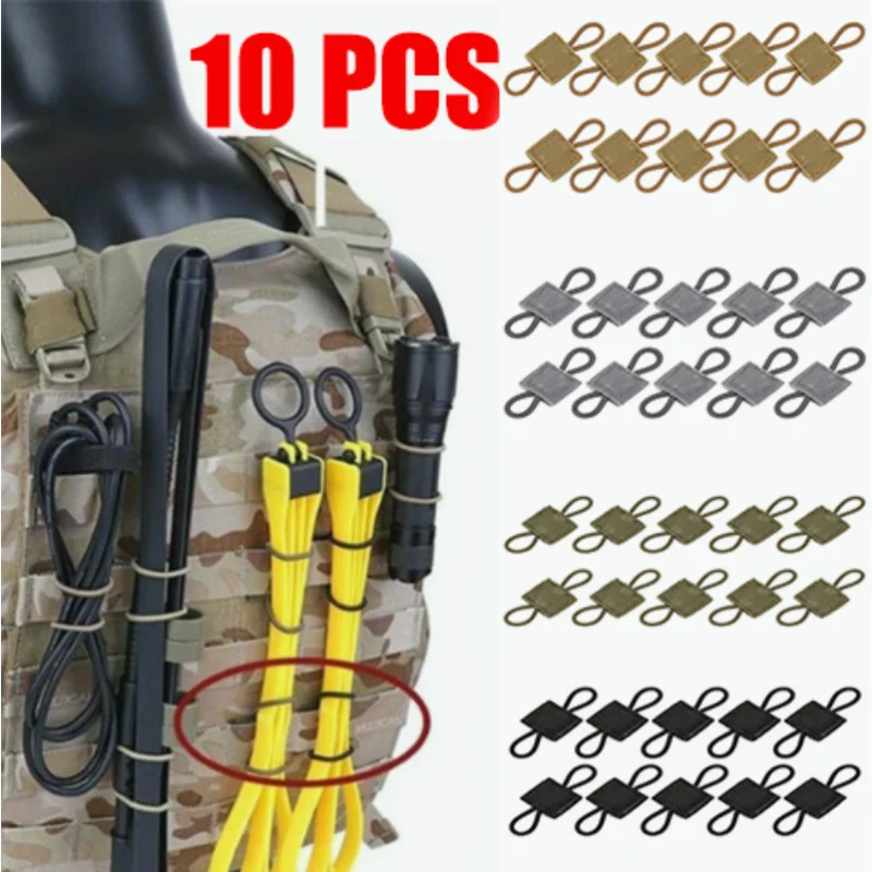 10PCS MOLLE Elastic Band Bag B - Outdoor Camping Youtube ulasan dan harga