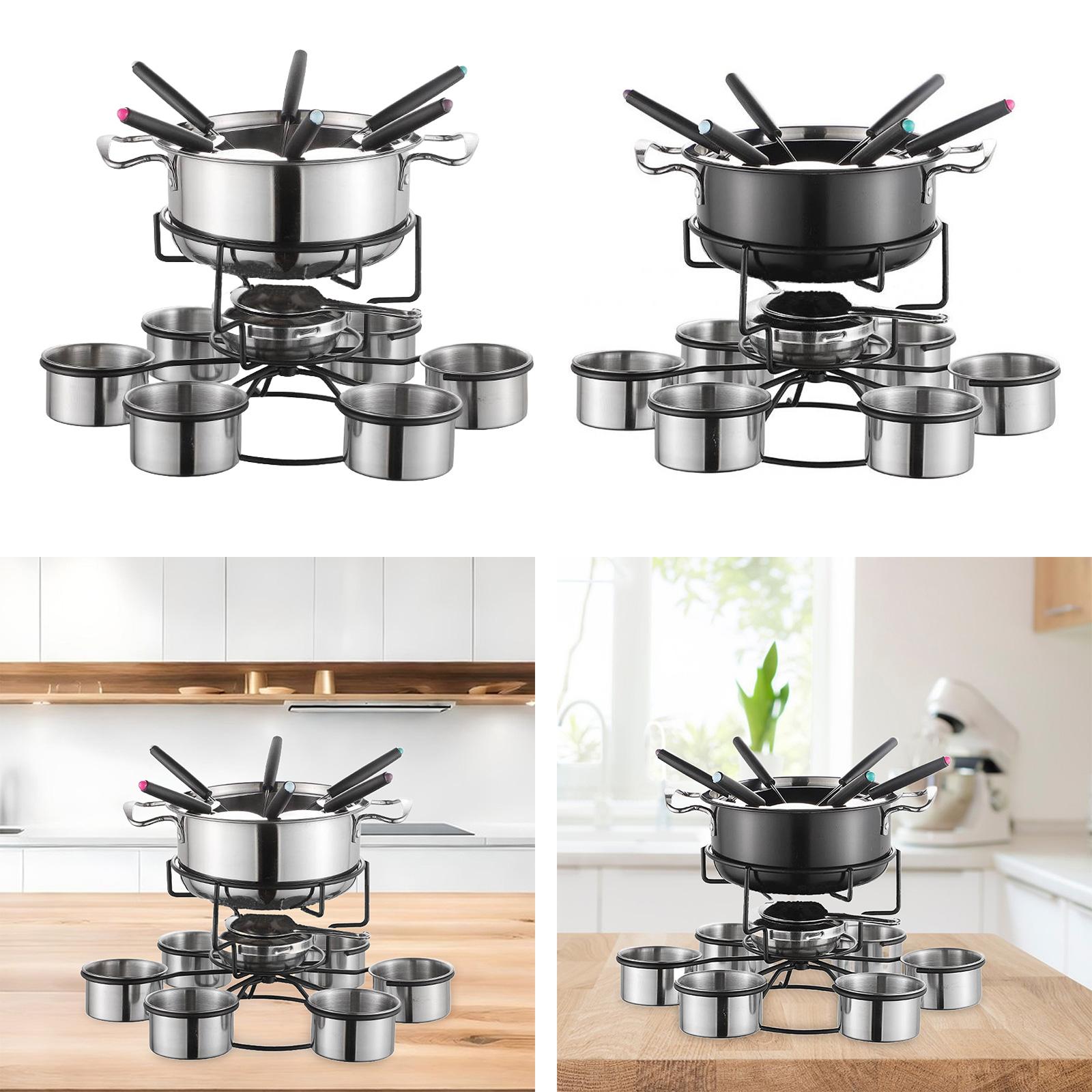 Fondue Pot Set Cooking Stove T - Camp Cooking Set ulasan dan harga