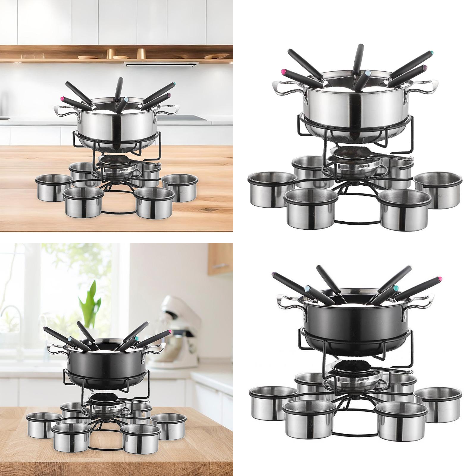 Fondue Pot Set Cooking Stove T - Camp Cooking Set ulasan dan harga