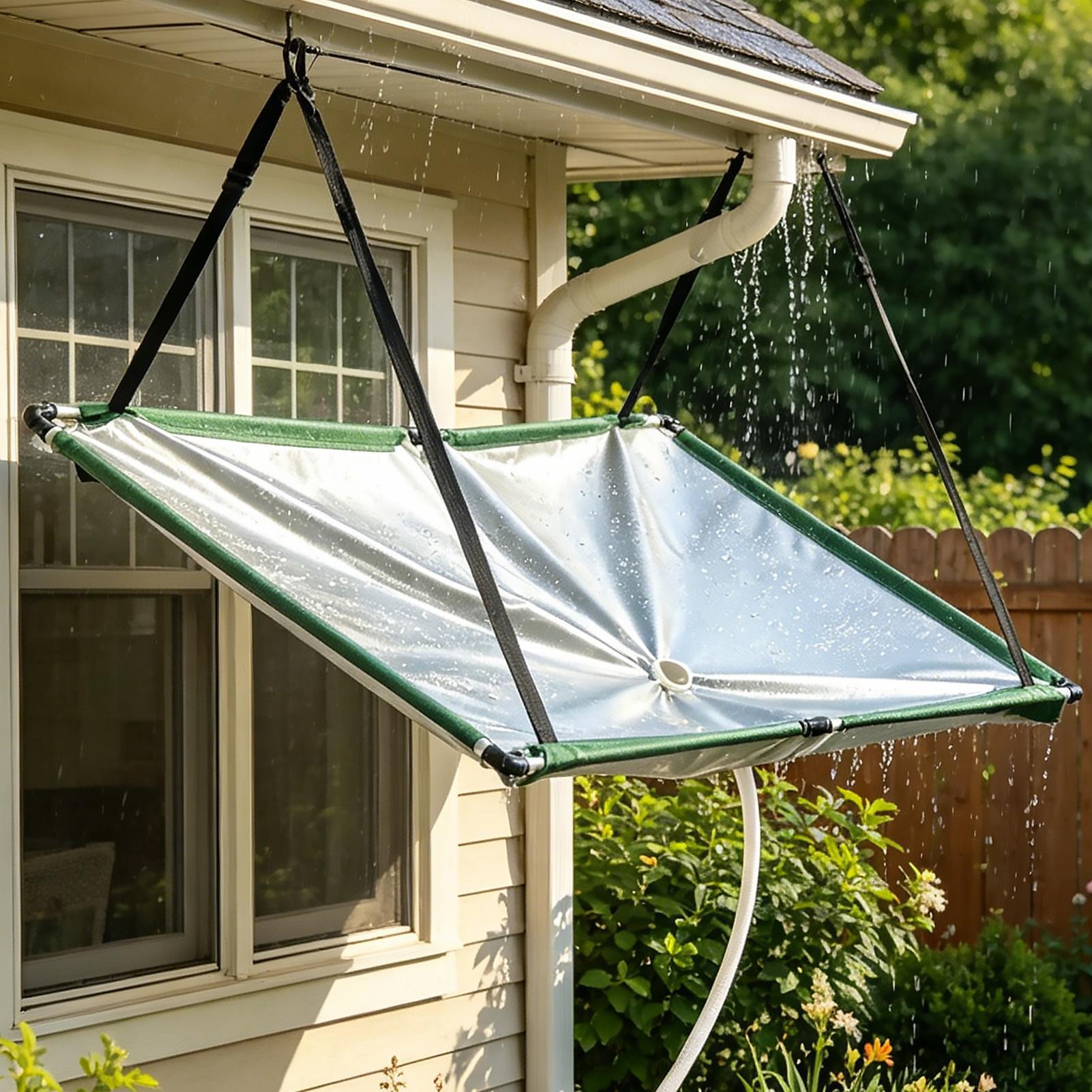 Water Harvester Cloth With Hos - Outdoor Camping Water Filter ulasan dan harga