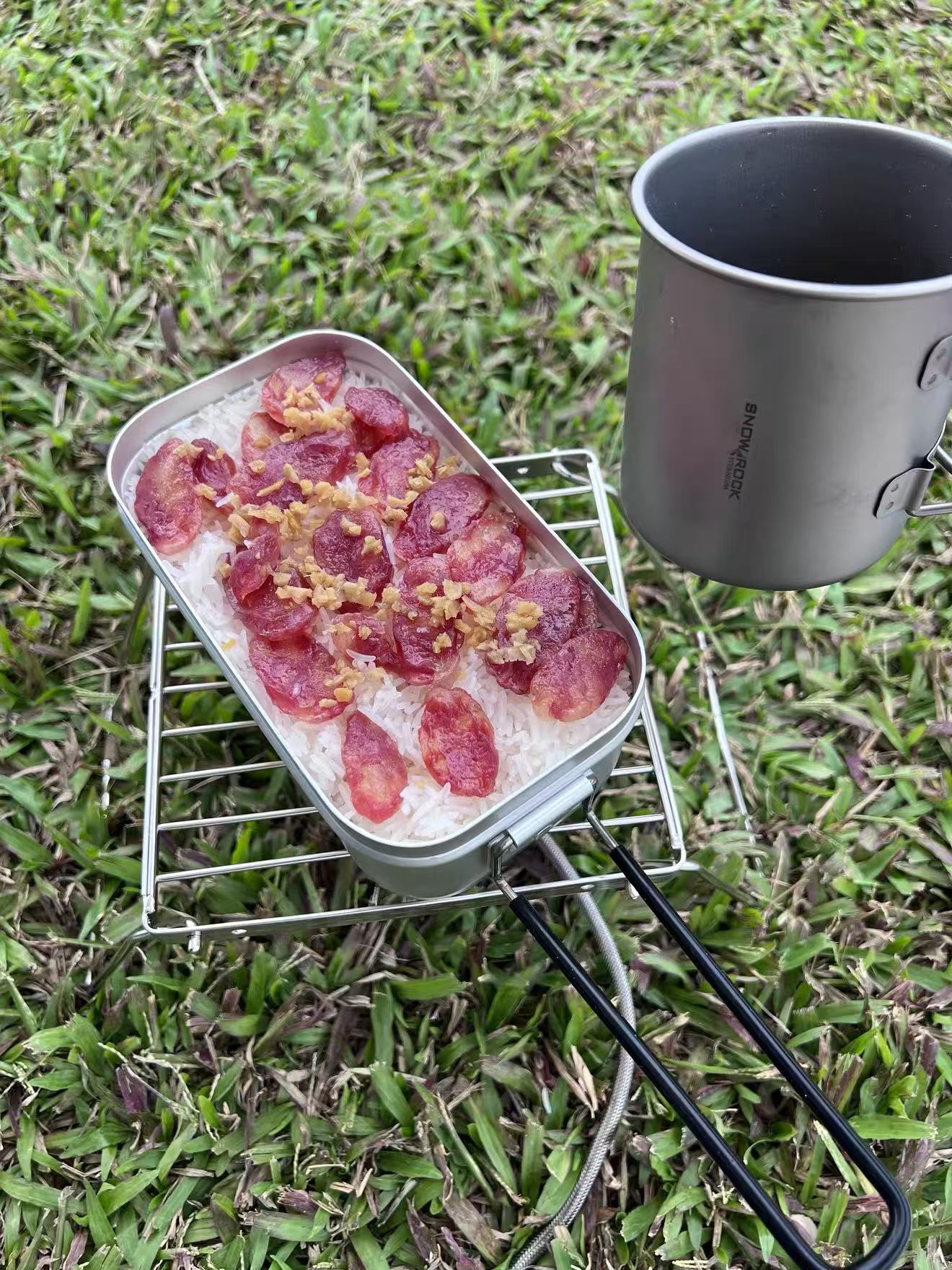 Outdoor Stainless Steel Stove  - Camp Cooking Set ulasan dan harga