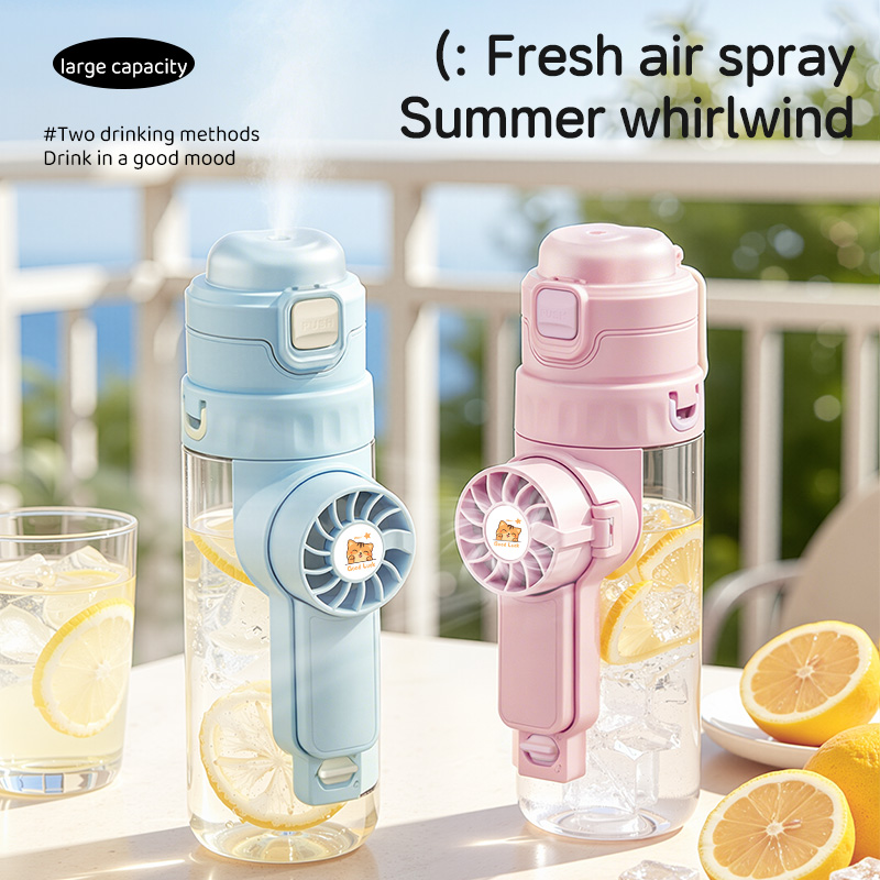 Summer 2‑In‑1 Mist Fan Water B - Outdoor Camping Misting Fan ulasan dan harga