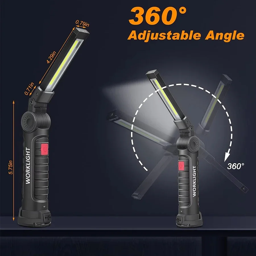 New Portable COB LED Flashligh - Outdoor Camping Light Portable ulasan dan harga