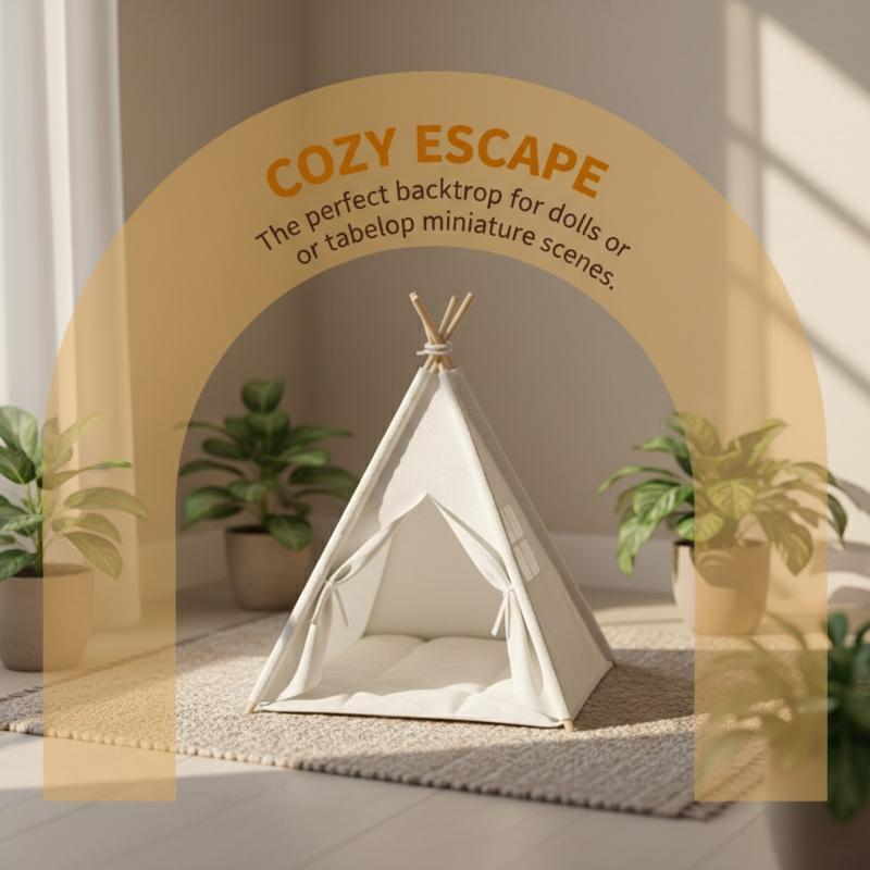 [JN] 1:12 Scale Camping Tent M - Outdoor Camping Set ulasan dan harga