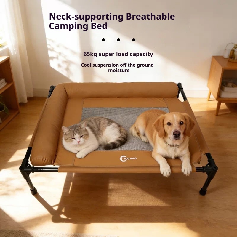 Elevated Dog Bed Cot Cooling M - Outdoor Camping Dog Bed ulasan dan harga