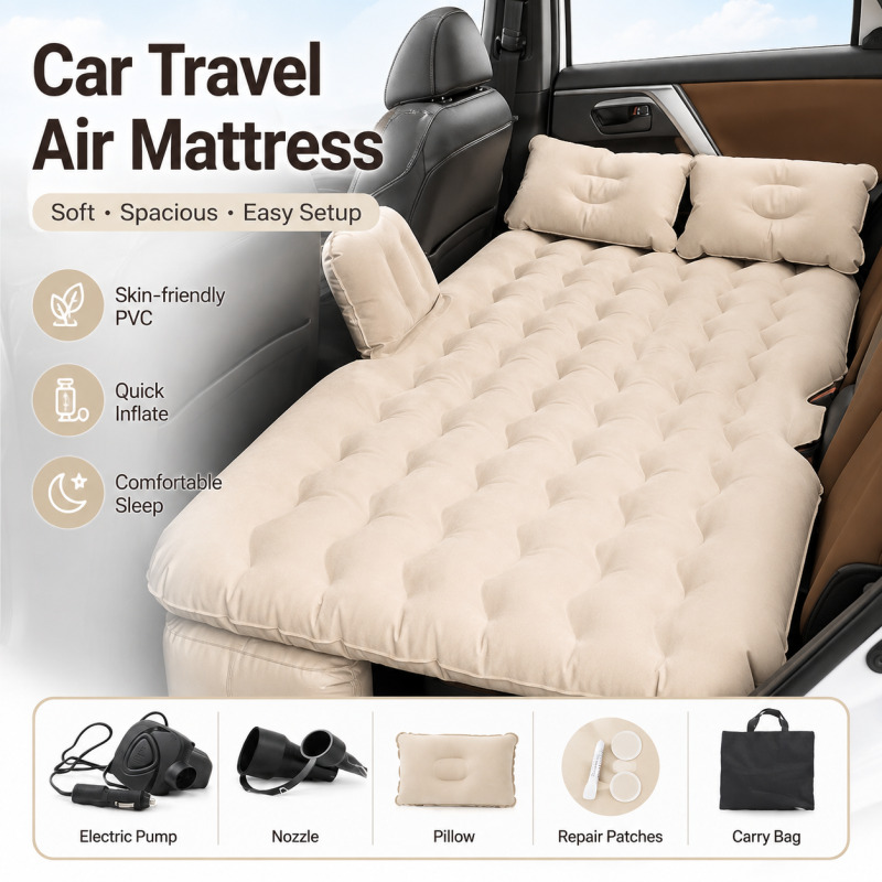 Universal Car Air Mattress Ele - Outdoor Camping Carpet ulasan dan harga